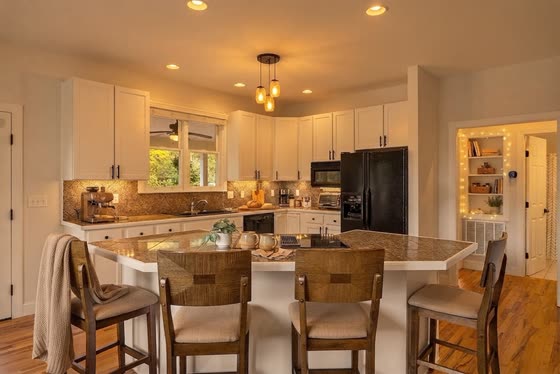 The kitchen at 612 Christian Creek Road